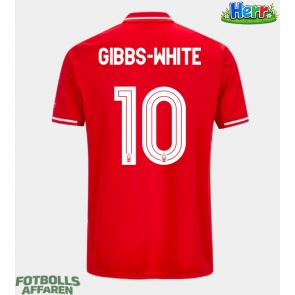 Nottingham Forest Morgan Gibbs-White #10 Hemmatröja 2025-26 Kortärmad